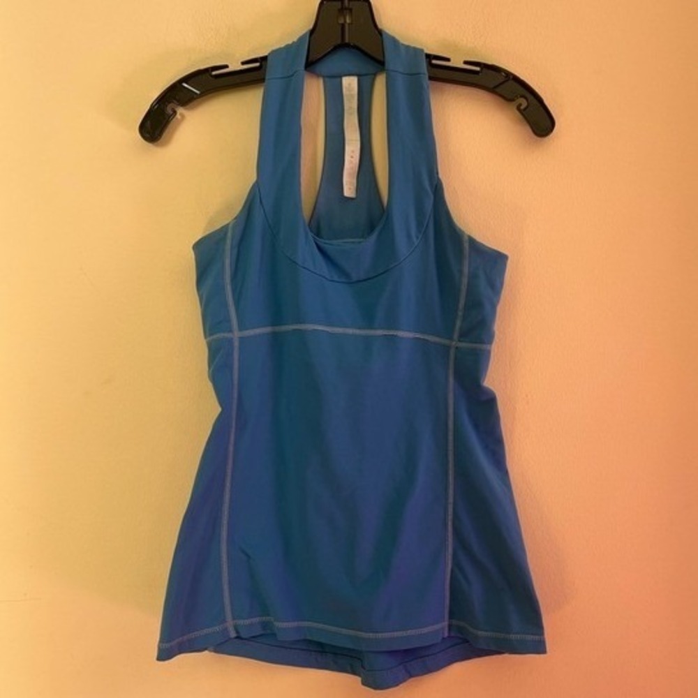lululemon athletica Bright Blue Racerback Tank